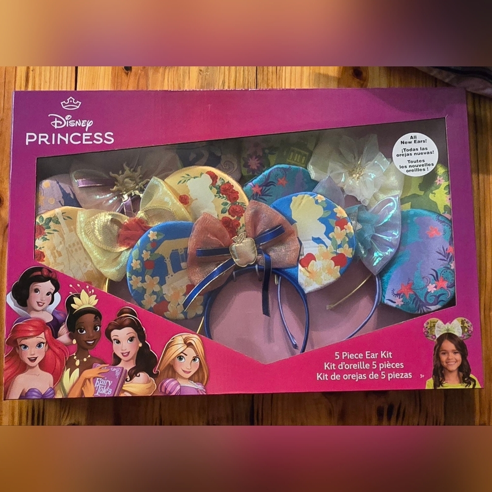 Disney Princess Floral Ear Kit with Bows